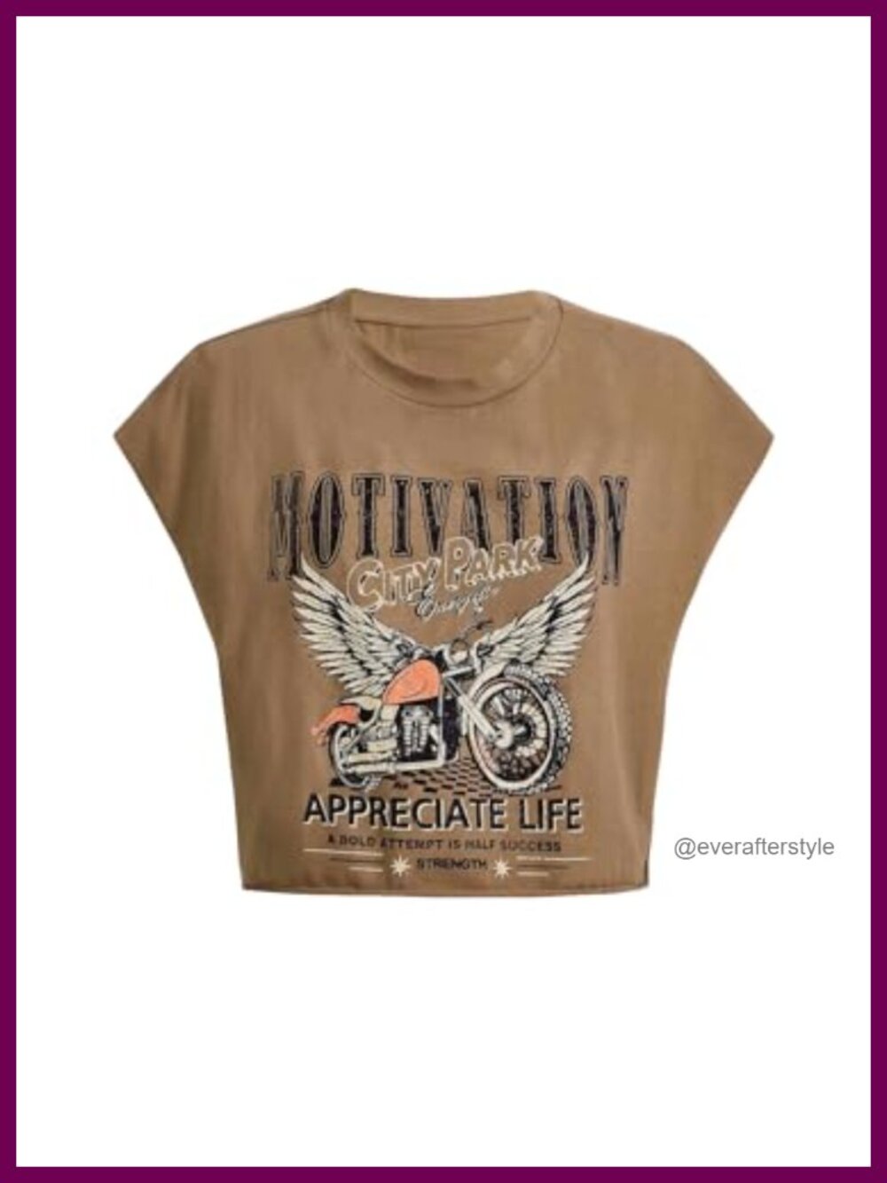SOLY HUX Women's Y2k Vintage Graphic Short Sleeve Crew Neck Crop Top